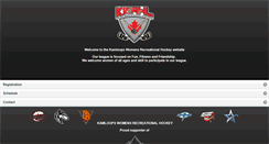Desktop Screenshot of kamloopswomenshockey.ca